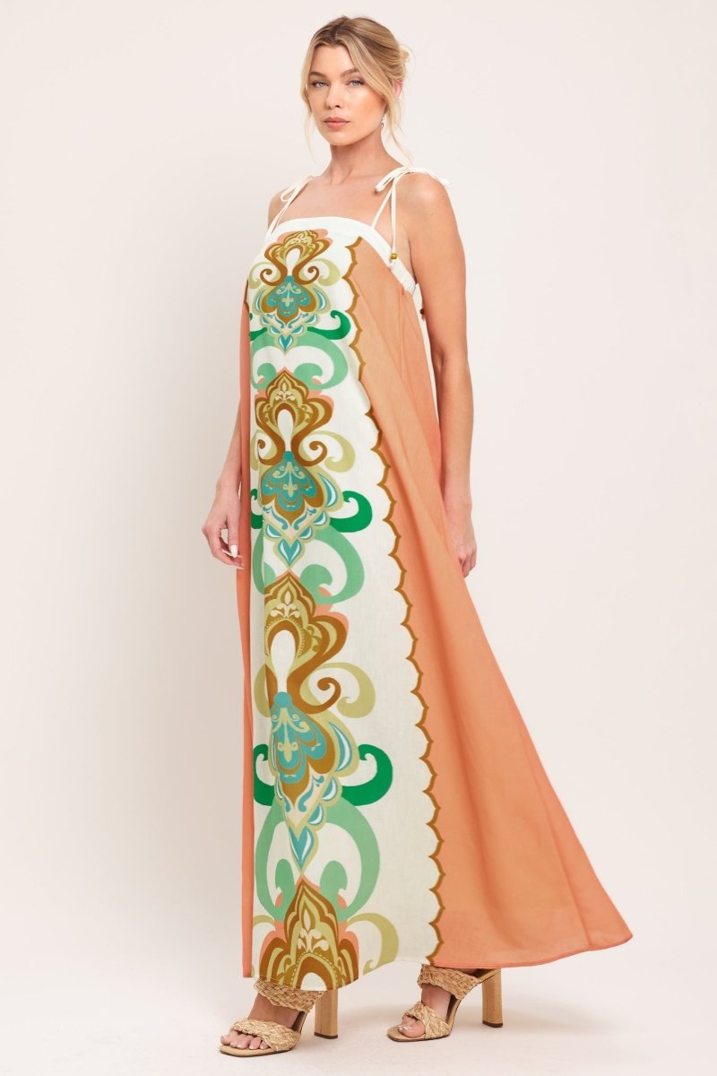 DESERT JEWEL WOVEN MAXI DRESS - HOUSE OF SHE