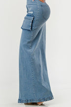 Dia Denim Maxi Dress - HOUSE OF SHE