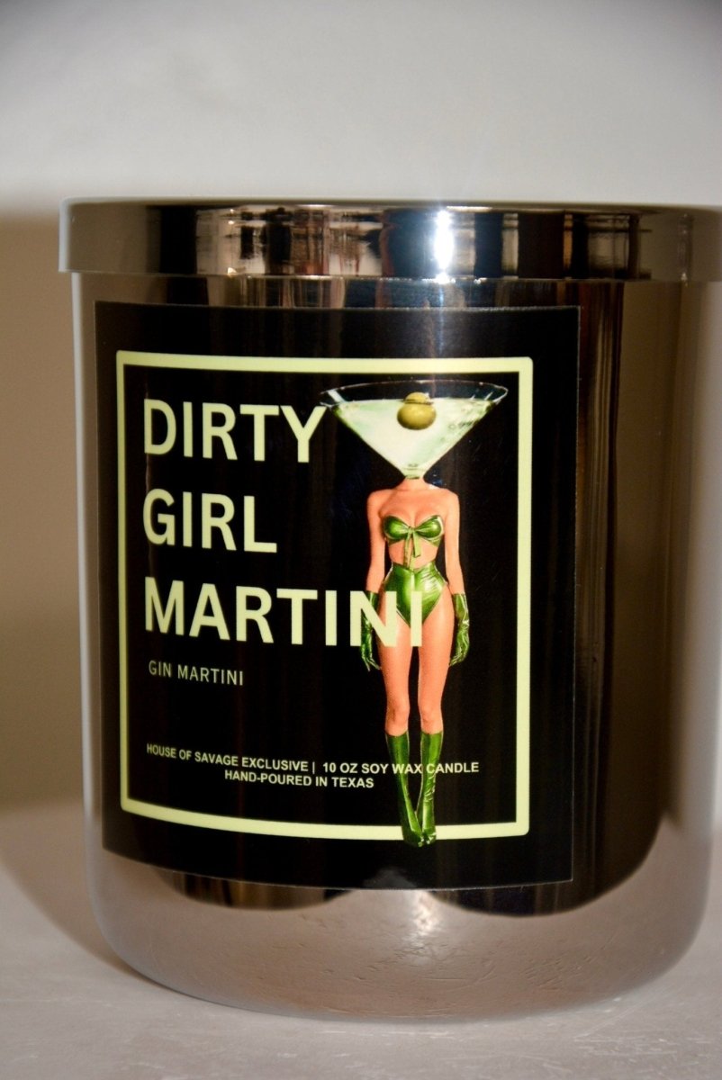 DIRTY GIRL MARTINI CANDLE - HOUSE OF SHE