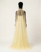 Divine Sequined Mesh A-line Dress - HOUSE OF SHE