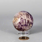 Dream Amethyst Crystal Sphere Polished Natural Specimen - HOUSE OF SHE