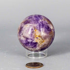 Dream Amethyst Crystal Sphere Polished Natural Specimen - HOUSE OF SHE