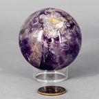 Dream Amethyst Crystal Sphere Polished Natural Specimen - HOUSE OF SHE