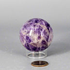 Dream Amethyst Crystal Sphere Polished Natural Specimen - HOUSE OF SHE