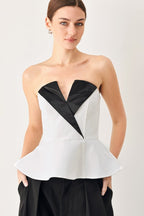 Dress Code Woven Tube Top - HOUSE OF SHE