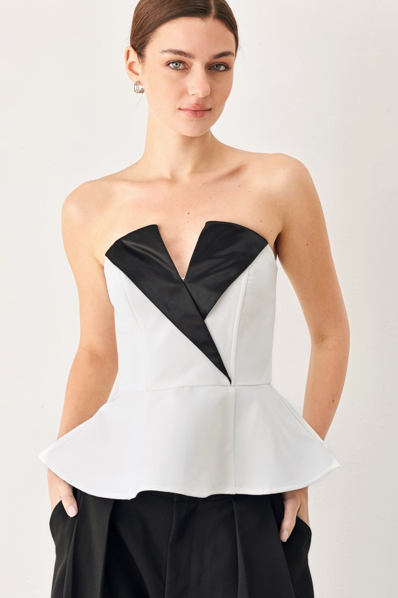 Dress Code Woven Tube Top - HOUSE OF SHE