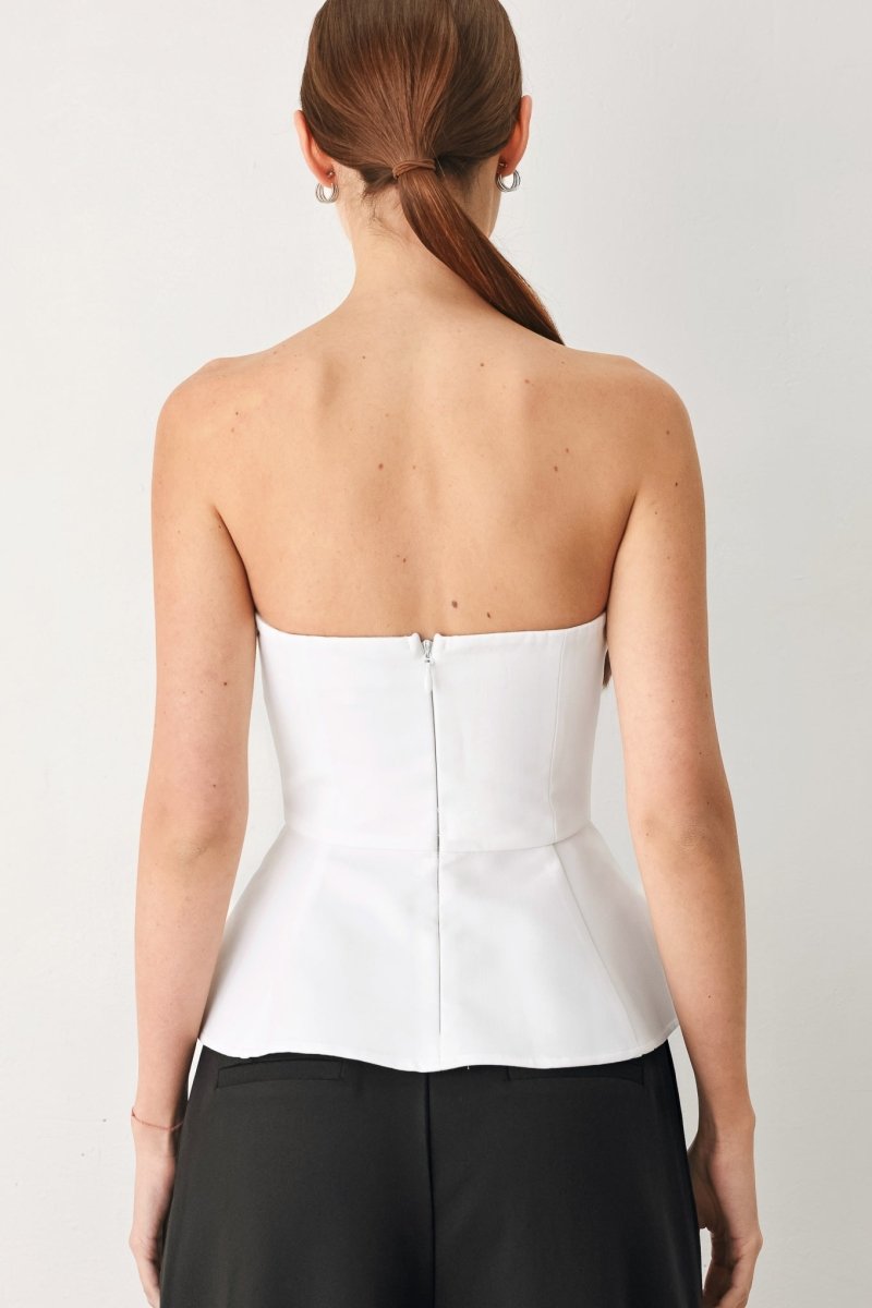 Dress Code Woven Tube Top - HOUSE OF SHE