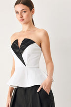Dress Code Woven Tube Top - HOUSE OF SHE