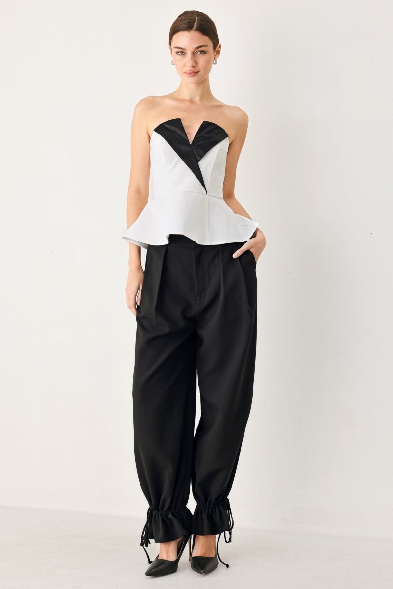Dress Code Woven Tube Top - HOUSE OF SHE