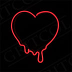 Dripping Heart Neon Signs - HOUSE OF SHE