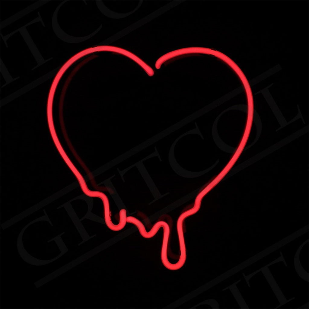 Dripping Heart Neon Signs - HOUSE OF SHE