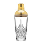 Dublin Crystal Martini Shaker - Gold Cap - HOUSE OF SHE