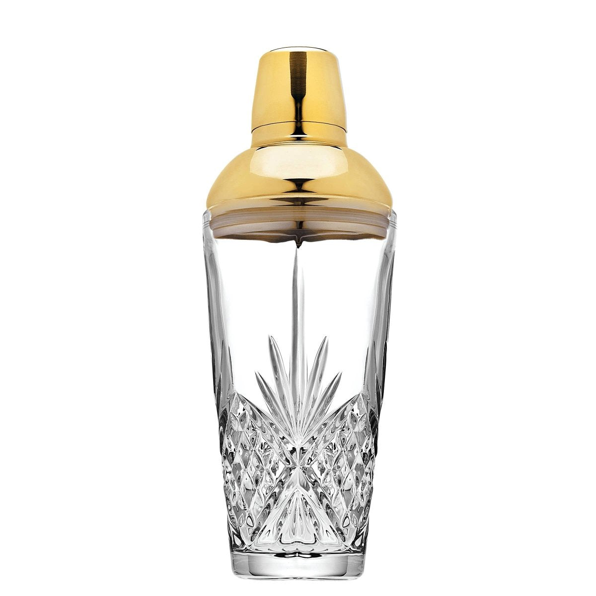 Dublin Crystal Martini Shaker - Gold Cap - HOUSE OF SHE