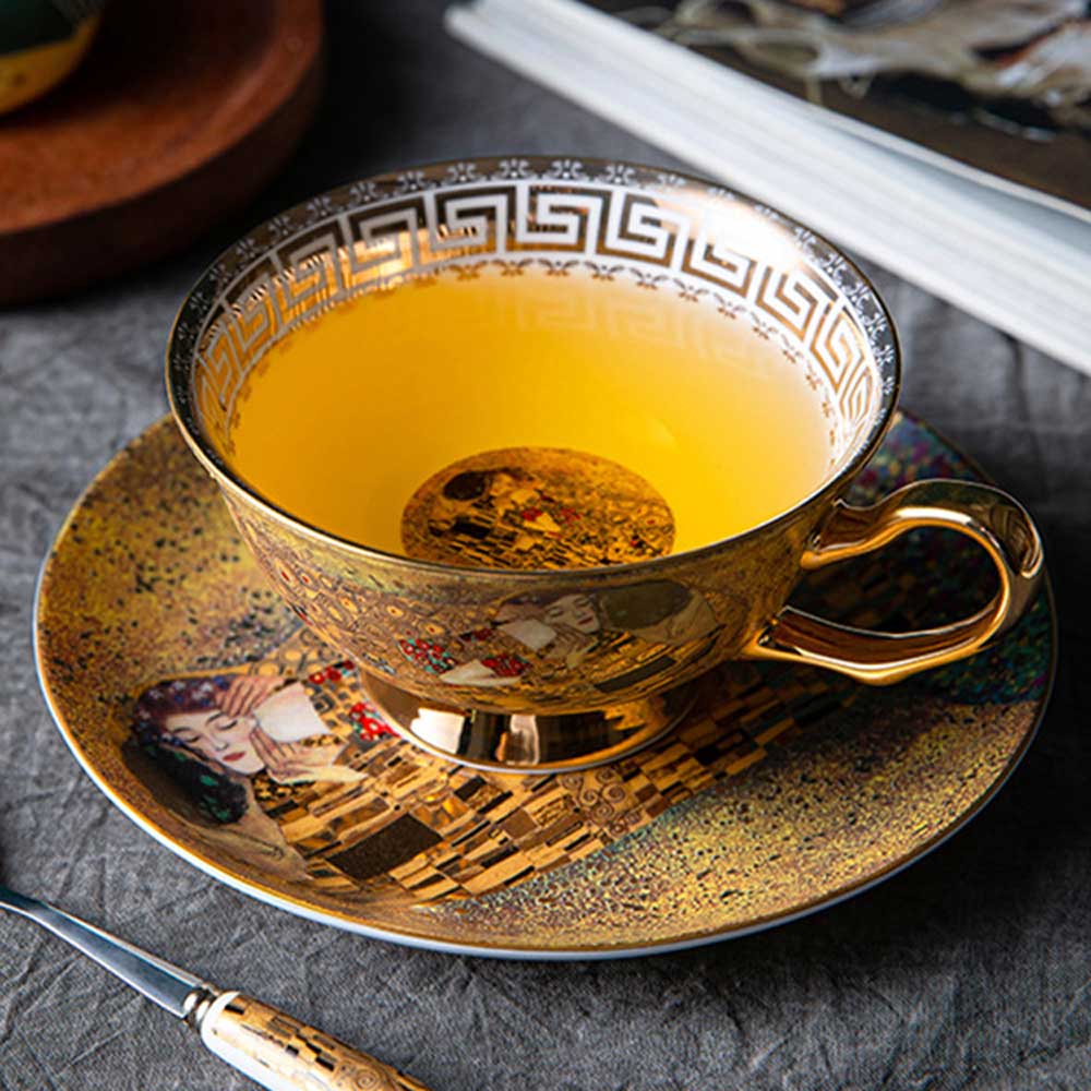 Egyptian Love Bone China Cup& Saucer Set - HOUSE OF SHE