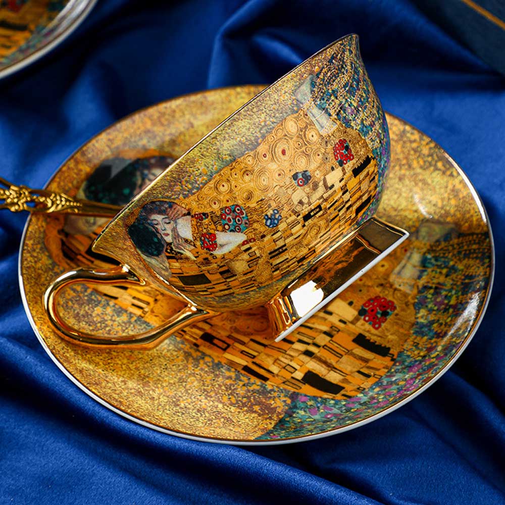 Egyptian Love Bone China Cup& Saucer Set - HOUSE OF SHE