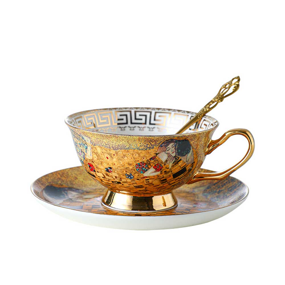 Egyptian Love Bone China Cup& Saucer Set - HOUSE OF SHE