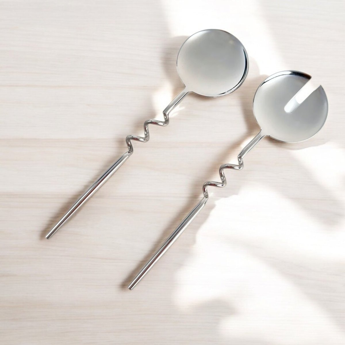 Elisa Silver Servers (Set of 2) by MESO - HOUSE OF SHE