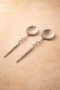 Elisa Silver Servers (Set of 2) by MESO - HOUSE OF SHE
