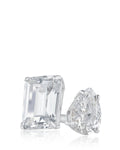 Emerald and Pear CZ Open Ring - HOUSE OF SHE