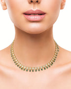 Emerald Baguette Necklace - HOUSE OF SHE