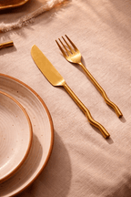 Emma Flatware Brass (Set of 20) by MESO - HOUSE OF SHE