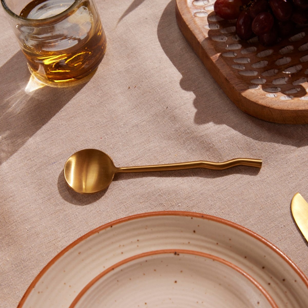 Emma Flatware Brass (Set of 20) by MESO - HOUSE OF SHE