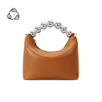 Esme Tan Recycled Vegan Top Handle Bag - HOUSE OF SHE