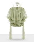 Ethereal Ruffled Mini Dress - HOUSE OF SHE