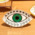 Eye Shaped Protection Trinket Dish - Green - HOUSE OF SHE