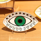Eye Shaped Protection Trinket Dish - Green - HOUSE OF SHE