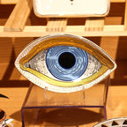 Eye Shaped Protection Trinket Dish - Yellow - HOUSE OF SHE