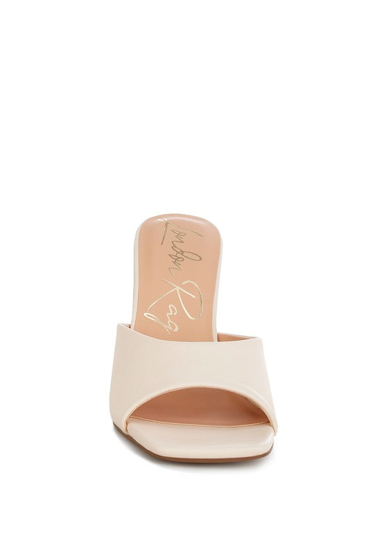 Shiloy Recycled Faux Leather Wedge Sandals - HOUSE OF SHE