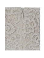 Faelyn Off - White Double Fringe Crochet Halter Maxi Dress - HOUSE OF SHE