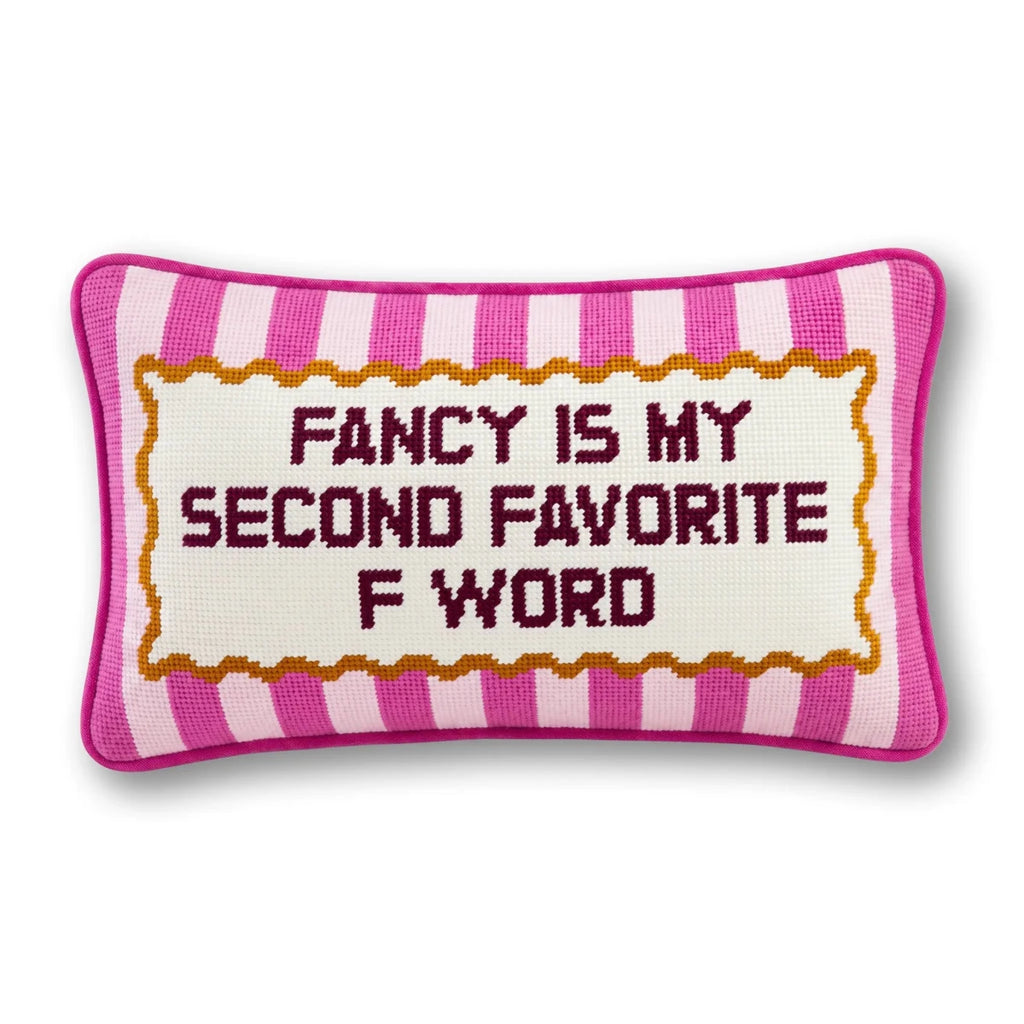 Fancy Needlepoint Pillow - HOUSE OF SHE