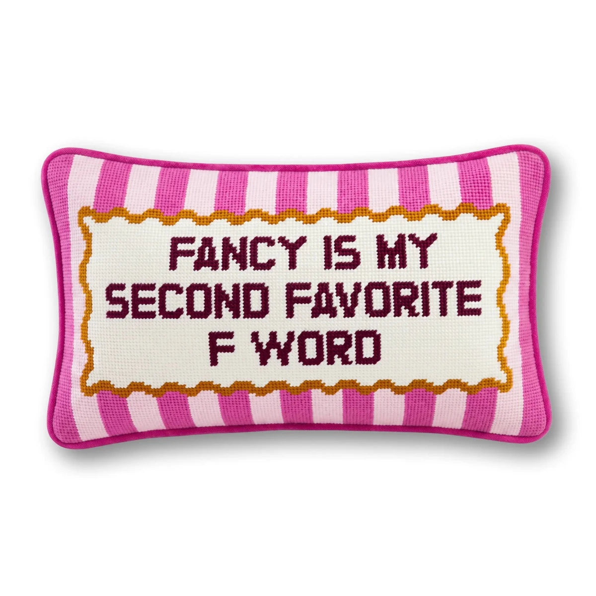 Fancy Needlepoint Pillow - HOUSE OF SHE