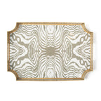 Faux Bois Enameled Jaye Tray - HOUSE OF SHE