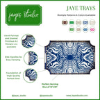Faux Bois Enameled Jaye Tray - HOUSE OF SHE