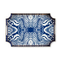 Faux Bois Enameled Jaye Tray - HOUSE OF SHE