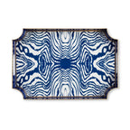 Faux Bois Enameled Jaye Tray - HOUSE OF SHE