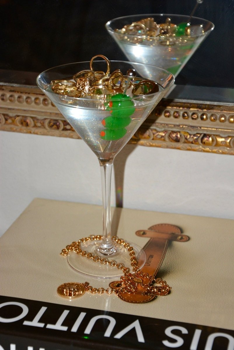 FAUX DIRTY MARTINI DECOR - HOUSE OF SHE