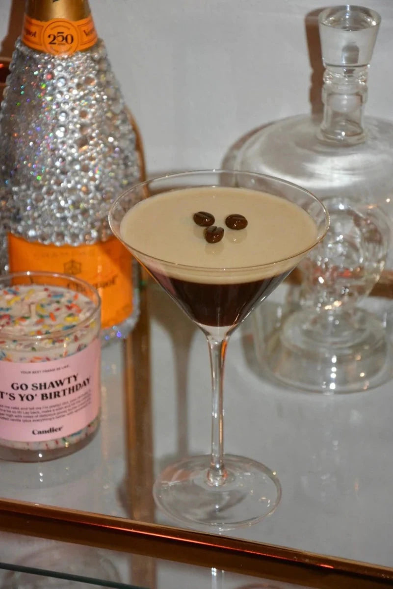 FAUX ESPRESSO MARTINI DECOR - HOUSE OF SHE