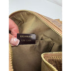 Fendi Boston Gold Coated Canvas Hand Bag - HOUSE OF SHE