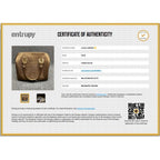 Fendi Boston Gold Coated Canvas Hand Bag - HOUSE OF SHE