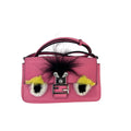 Fendi Monster Baguette Pink Leather Micro Crossbody Bag - HOUSE OF SHE