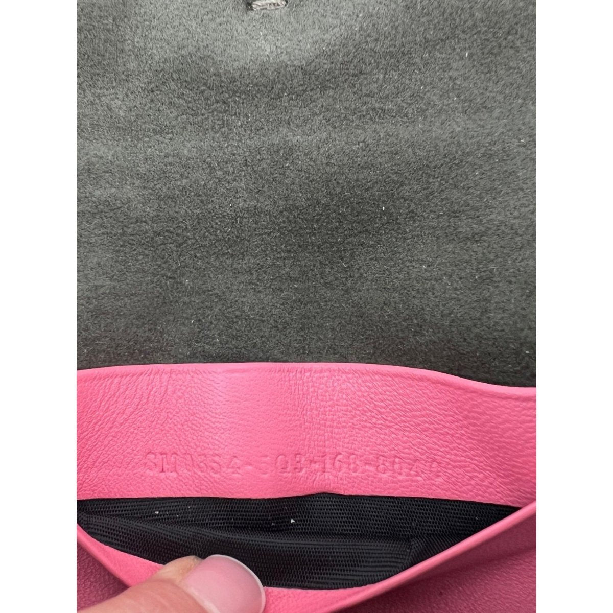 Fendi Monster Baguette Pink Leather Micro Crossbody Bag - HOUSE OF SHE