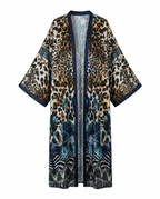 Fierce Leopard Print Boho Kaftan - HOUSE OF SHE