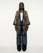 Fierce Leopard Print Boho Kaftan - HOUSE OF SHE