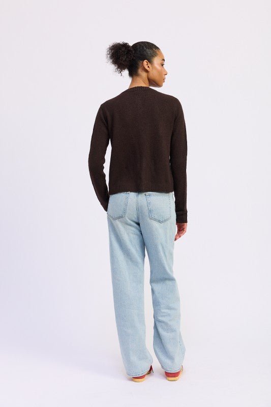 FITTED BUTTON UP CARDIGAN - HOUSE OF SHE