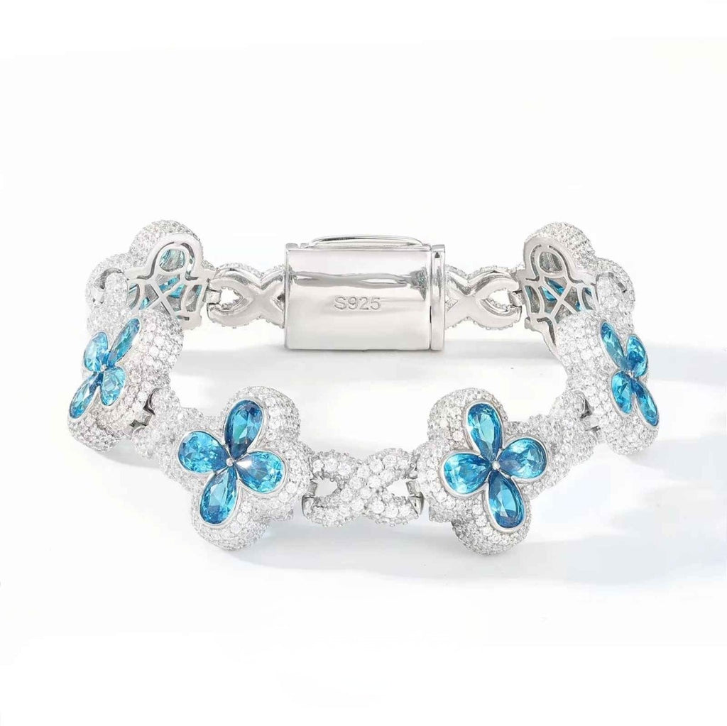 Fleur d’Éternité Moissanite Bracelet RainBow - HOUSE OF SHE