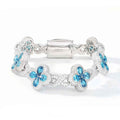Fleur d’Éternité Moissanite Bracelet RainBow - HOUSE OF SHE